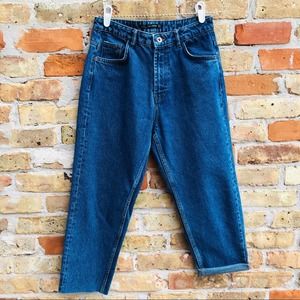 Zara Mom Jeans Cropped